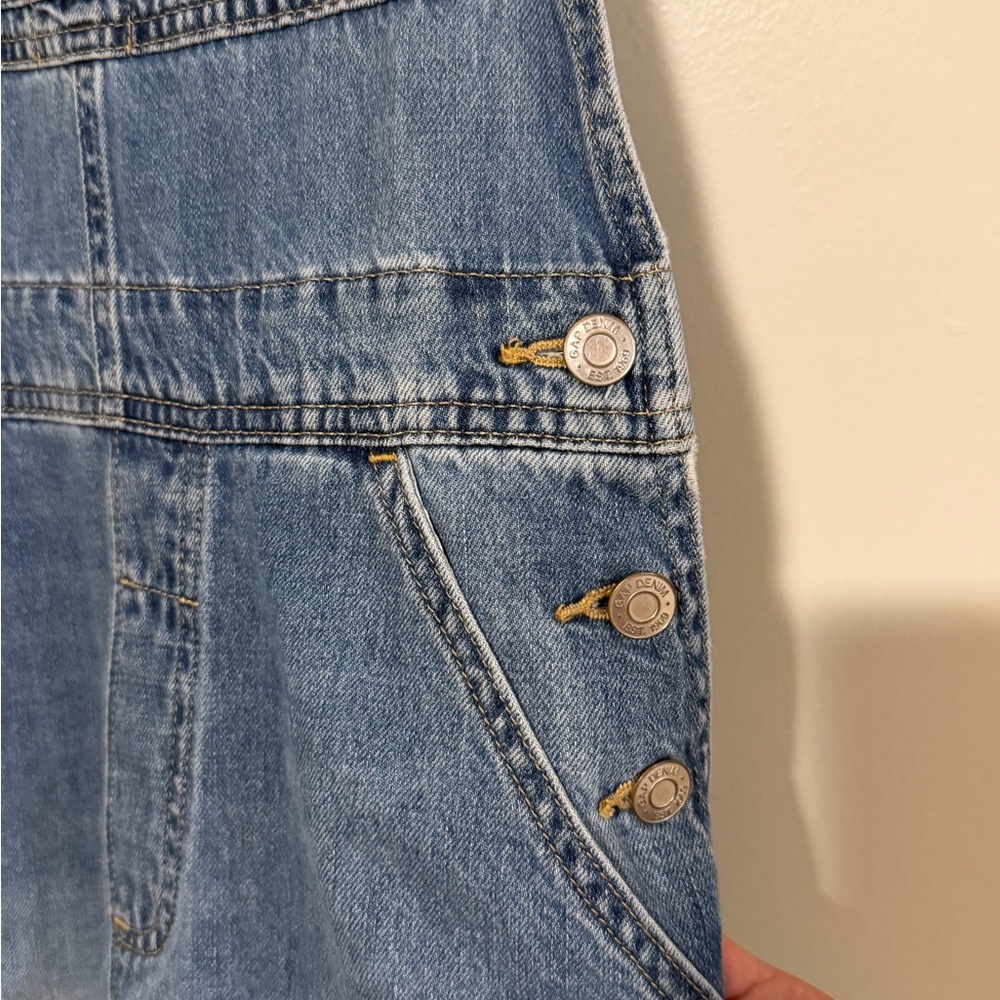GAP Light Blue Denim Overalls - Picture 2 of 7